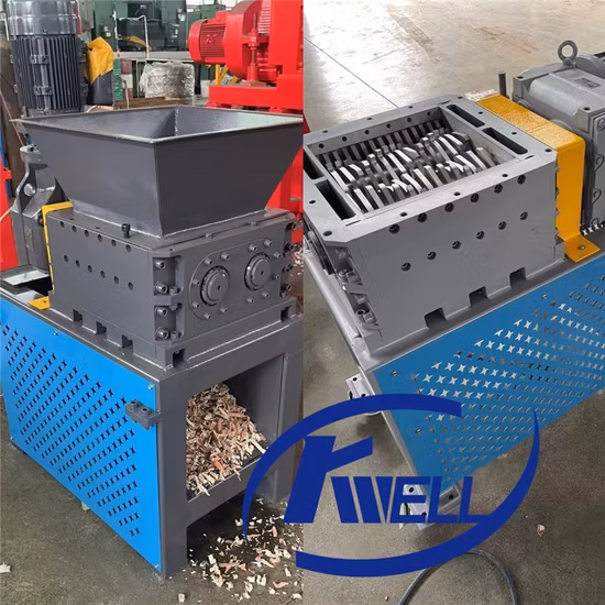 CE-zertifizierter SPS-Steuerungs-Mini-kleiner Kunststoff-Metall-Glas-Papier-Gummi-Recycling-Schredder-Zerkleinerer