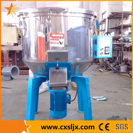 Vertikaler Kunststoff-Farbmischer zum Mischen von Kunststoffrohstoffen für Recyclingmaschinen