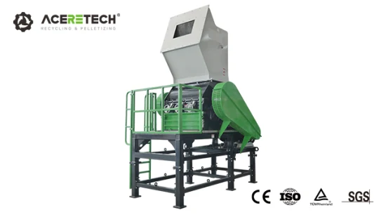 Anpassbare Zerkleinerungsmaschine für landwirtschaftliche Kunststoffabfälle für das Recycling von PPR/PVC/Pb-Kunststoffrohren